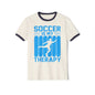 Soccer Therapy Unisex Cotton Ringer T-Shirt - Casual Tee for Athletes, Soccer Lovers, Sports Fans, Workout Gift, Fitness Apparel