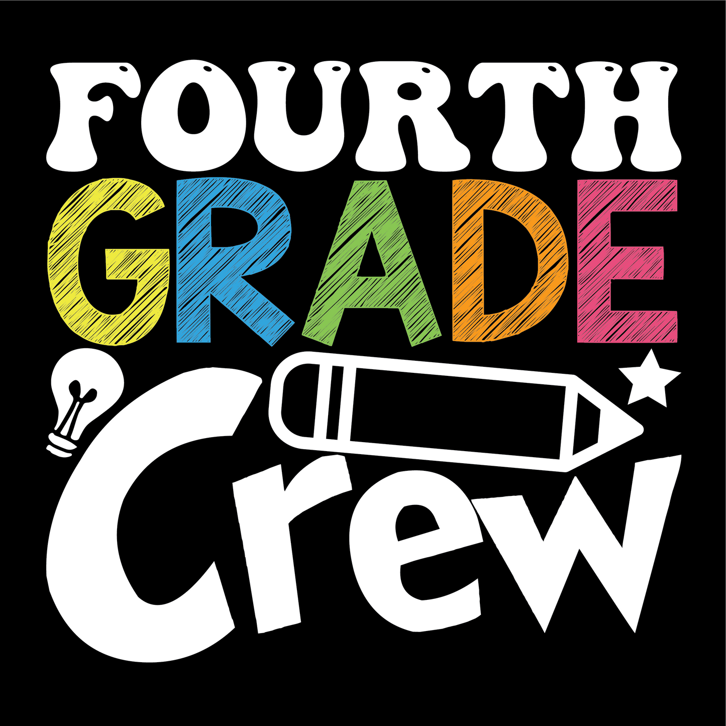 4th Grade Crew DTF Transfer