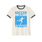 Soccer Therapy Unisex Cotton Ringer T-Shirt - Casual Tee for Athletes, Soccer Lovers, Sports Fans, Workout Gift, Fitness Apparel
